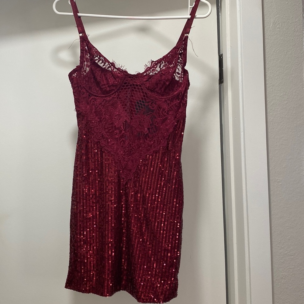 Fashion Nova “I’m your baby girl sequin dress”